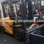 used forklift, tcm 3t forklift with clamp, origin from japan