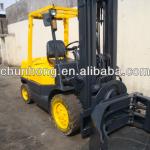 used forklift, tcm 3t forklift with paper roll clamp, origin from japan-