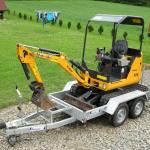 BOBCAT 319K miniloader trailer included-