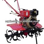 Power Strong Diesel Engine Gear Driven Two Output Shaft Rotary Small Farm Cultivator