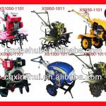 10 HP Power Electric Starter Recoil Gear Shafting High Tilling Scope Diesel &amp;Gasoline tractor for rice cultivation