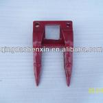 good qualtity 65Mn steel deep red durable thick cheap casting combine harvester blade