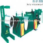 Decoiler leveling and shearing unit