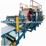 Sandwich panel forming line