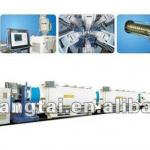 PE pressure pipe and gas extrusion line