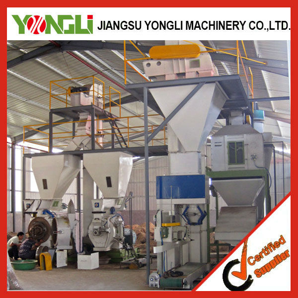 1-2TPH Sawdust pellet production line