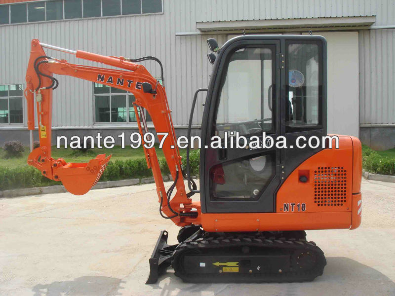 1.8 ton nante kubota mini crawler excavator with ce certificate for sale