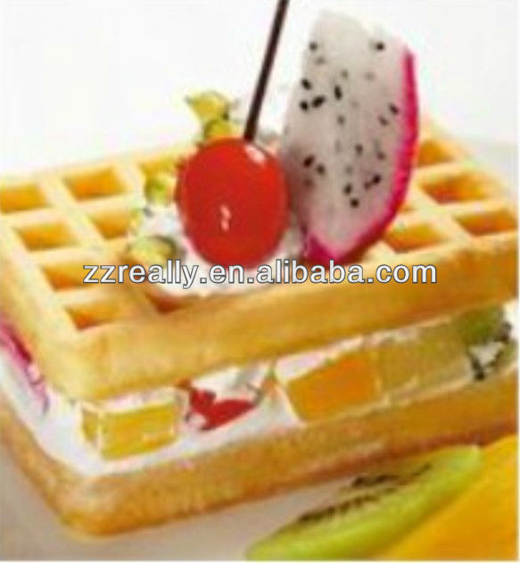 1 plate and 2plates/hot sale square shape industrial waffle maker with CE