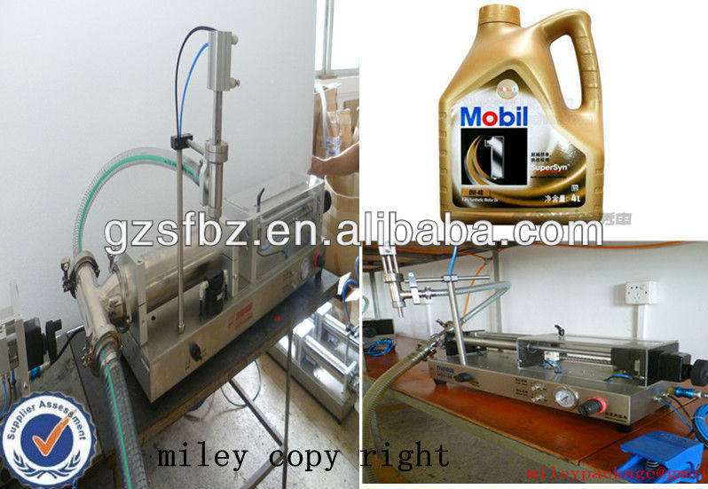 10-120ml salable table pneumatic viscous oil bottle Filling machine (M)