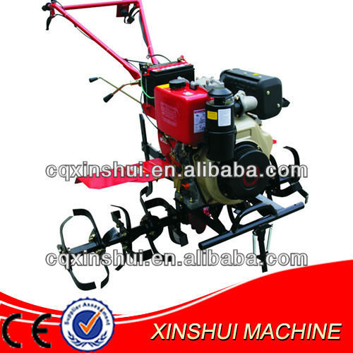 10 HP Power Electric Starter Gear Shafting High Tilling Scope Diesel &Gasoline farm mini cultivator