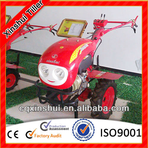 10 HP Power Electric Starter Gear Shafting High Tilling Scope Diesel &Gasoline gasoline tiller mini cultivator