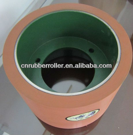 10 inch Amber Aluminum EPDM Rice Rubber Roller