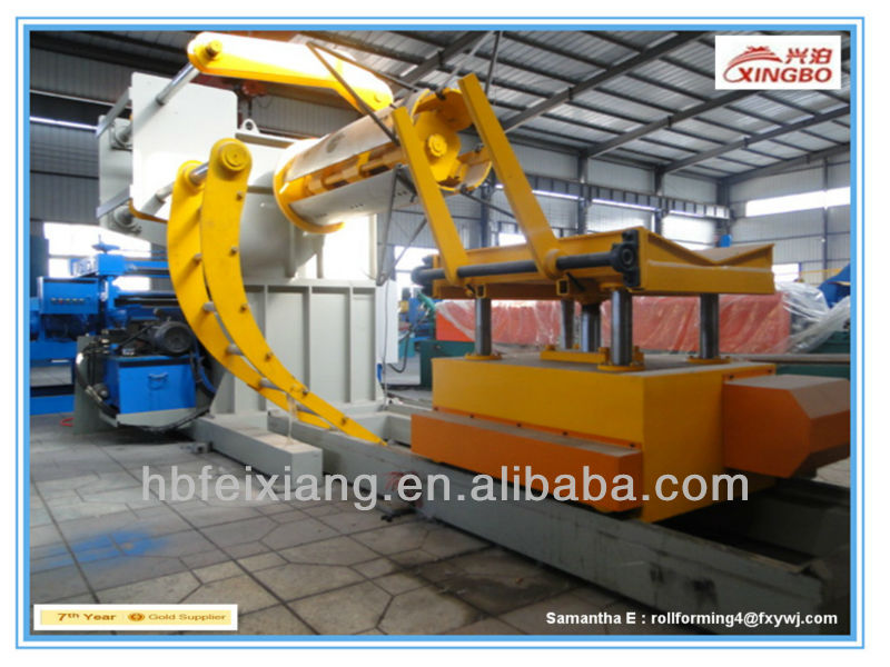 10 ton decoiler,10 T Multi-fuction Automatic Decoiler with Car,uncoiler,china alibaba