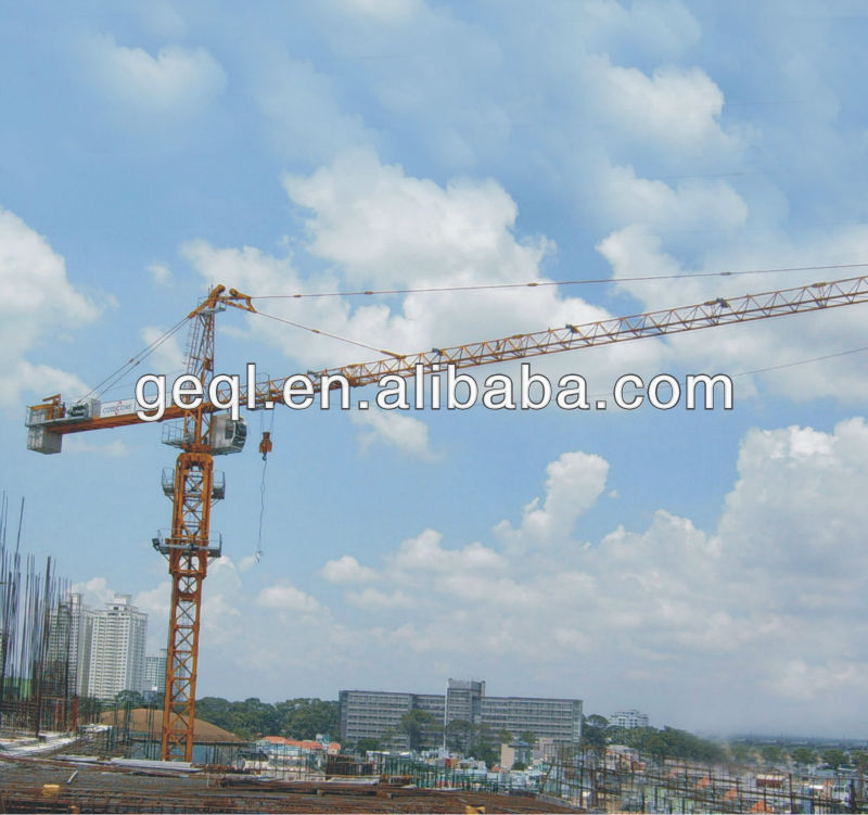 10 ton tower crane Q6015 hoist Q6015(QTZ125) 10 ton tower crane Q6015 hoist
