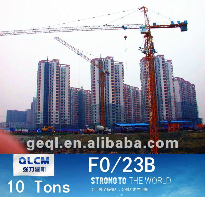 10 Tons F0/23B Tower Crane (QTZ125)(Cheap Type)