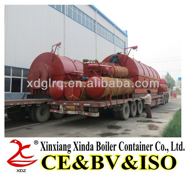 100% Environmental and Higher Quality Waste Tire Recycling Plant to Fuel Oil, Carbon Black with best service
