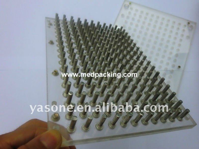 100 holes Manual Capsule Filler with tamping tool 100pcs/time size 0# YSC-D536
