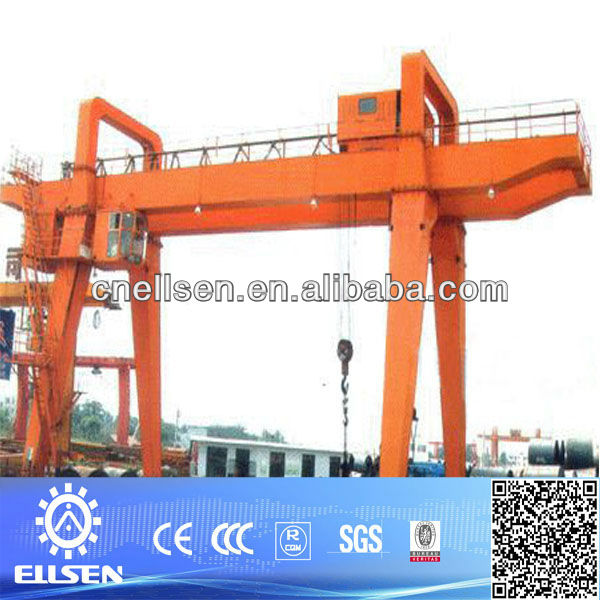 100 ton rubber tyre double girder gantry crane ,container gantry crane