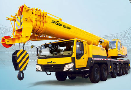 100 ton truck crane / truck with crane