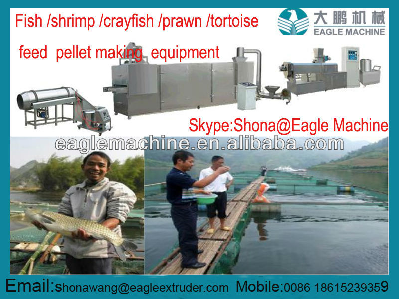 1000kg floating fish food pellet processing machine/ extruder machinery/extruder machine /machinery