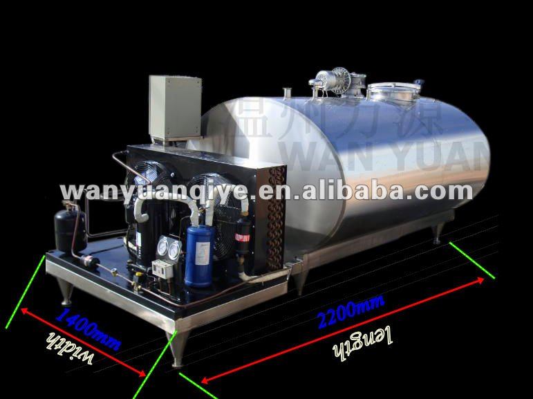 1000L fresh milk tank cooling tank / bulk milk cooler / isnulated milk cooler