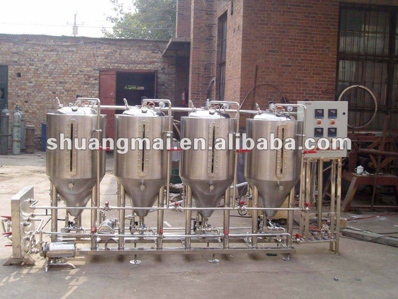 100L/D small beer brewery equipment