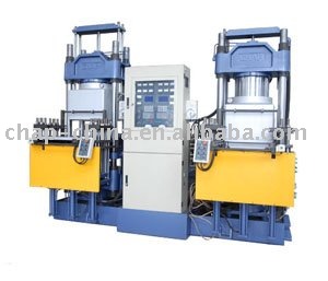 100T double station vacuum vulcanizing machine for rubber