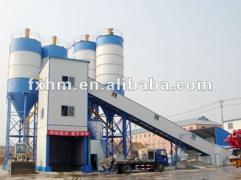 100t HMBP-MD90 ready mixed concrete batching plants