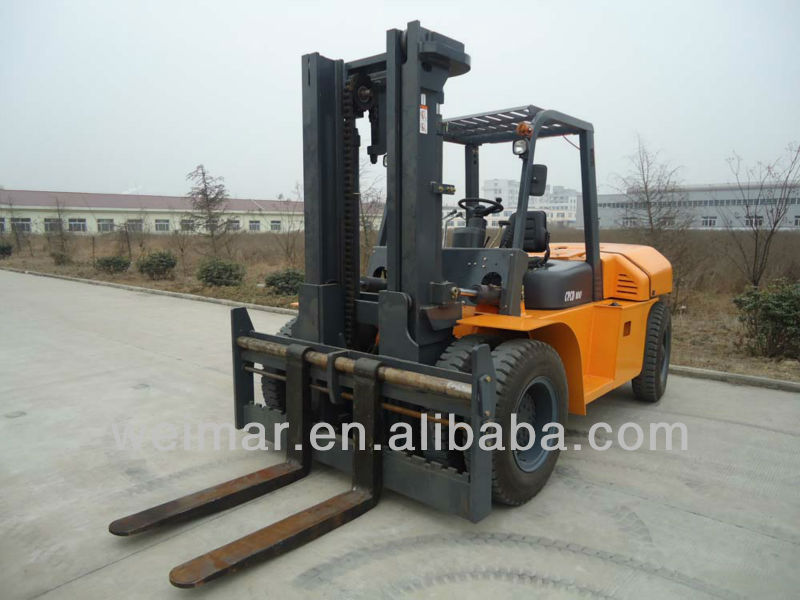 10ton diesel forklift truck CPCD100 with Chaoyang6102 engine