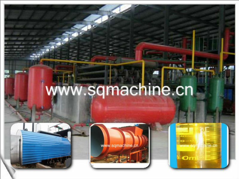 10ton latest professional waste tyre pyrolysis plant