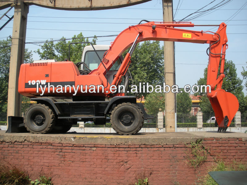 10tons wheel excavator