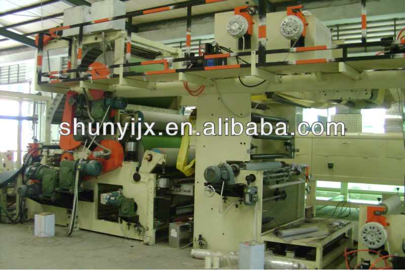 1100mm width multi-funcation PP,PE,PVC,TPU,EVA,Fabric coating laminating machine production line