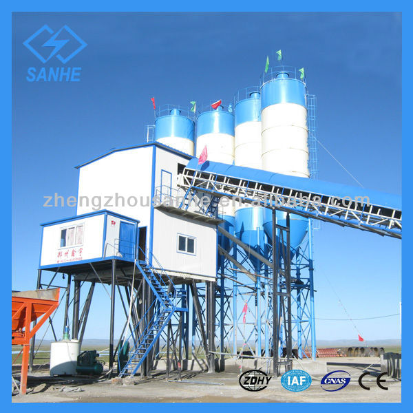 120m3/h high efficency precast concrete mixing plant