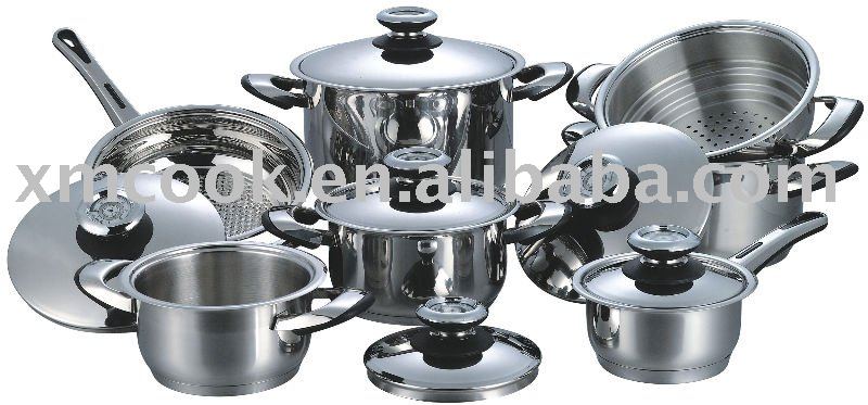 13pcs stainless steel cookware set