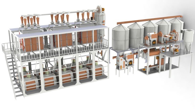 150 T/D COMPACT FLOUR FACTORY