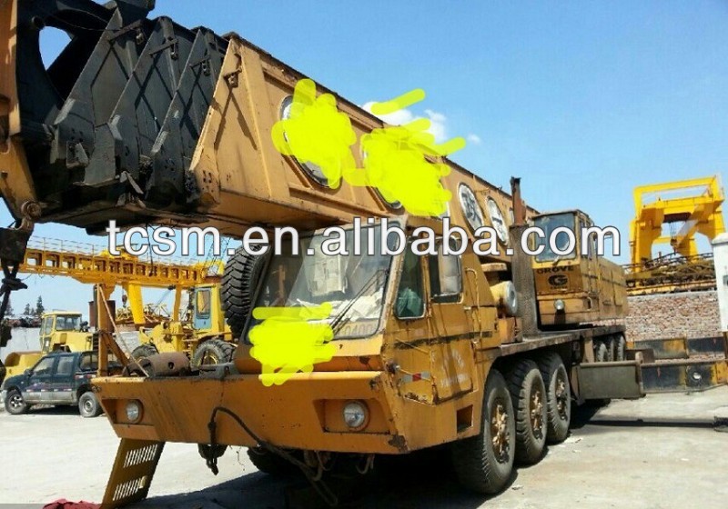 150Tons Grove original Japanese used mobile truck cranes Grove are on sale