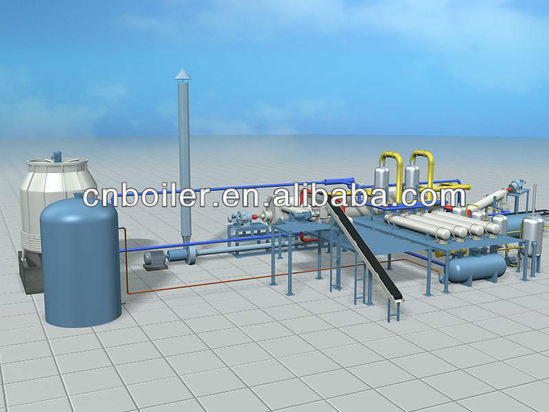 15T Fully continuous pyrolysis machine