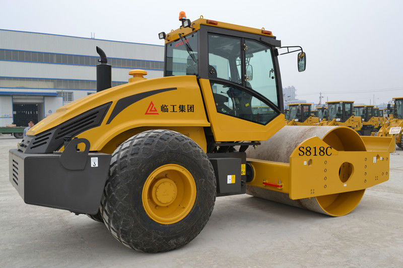 18T big power Hydraulic single drum road roller with cummins engine