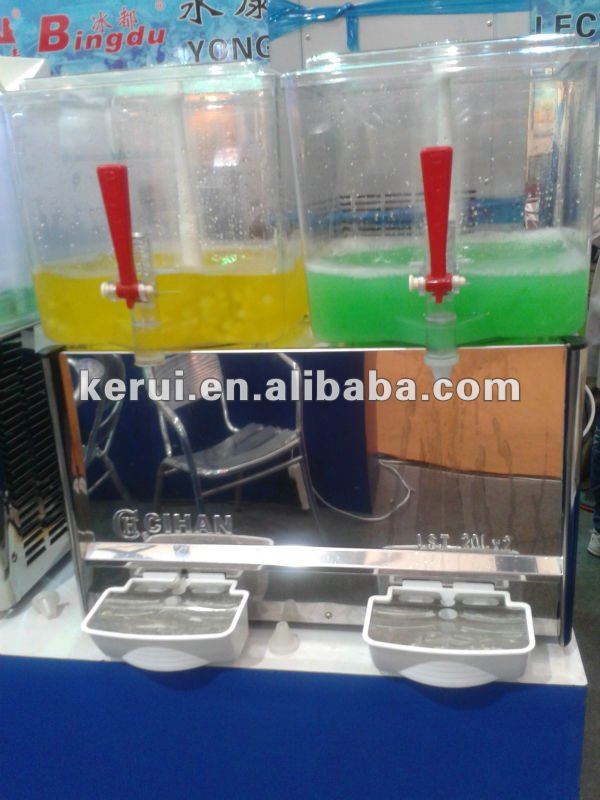 2 bowls of 20L juice machine and juice dispenser