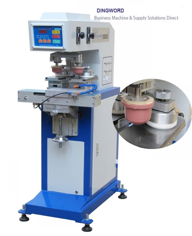 2 color Pheumatic ink cup pad printing machine,pad printer