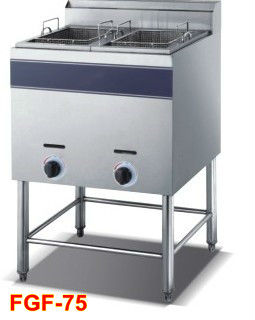 2 Tanks 2 Baskets Gas Deep Fat Fryer, 28 Liters, FGF-75