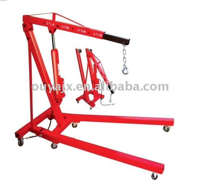 2 Ton hydraulic pneumatic folding shop &workshop crane