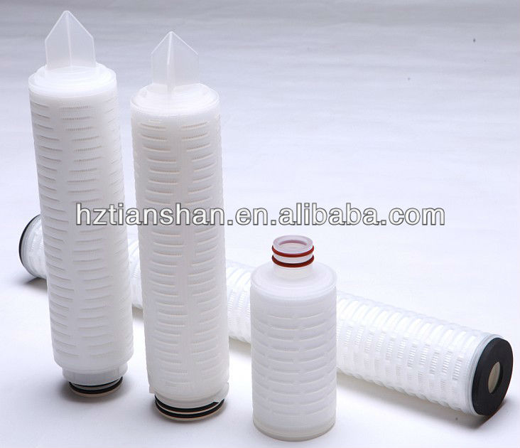 20 inch PES pleated filter cartridge for wine/beverage/juice/drinking water/spring water/ pure water making