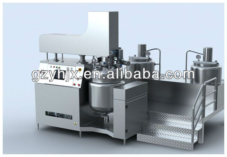 200L Hydraulic Vacuum Emulsifying Mixer