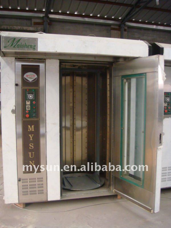 2011new 32 trays stainless steel diesel oil rotary oven (CE certification)/bread equipment /bakery machine)
