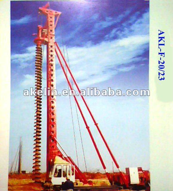 2012 best selling and good efficiency for bored pile drilling rig AKL-F-20