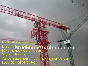 2012 hot QTZ125(6015) flat-top tower crane