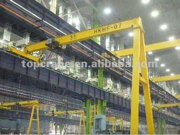 2012 MHB type half gantry crane electric hoist