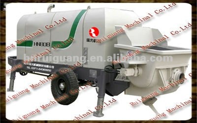 2012 most attractive HN-80B trailer-mounted concrete pump from Henan Ruiguang