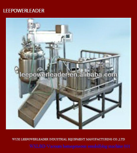 2013 100% quality guaranteed ZJR vacuum homogeneous emulsifying machine